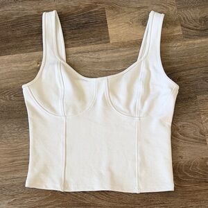 Abercrombie & Fitch Ponte Corset Top